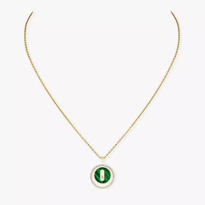 [Blue Tears Jewelry]Lucky Move Diamond Necklace in Rose Gold and White Mother-of-Pearl