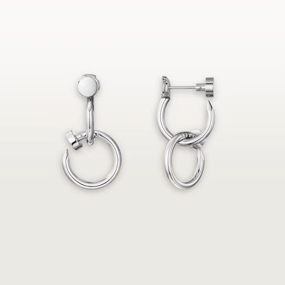 [Blue Tears Jewelry]JUSTE NO DIAMOND DOUBLE EARRINGS