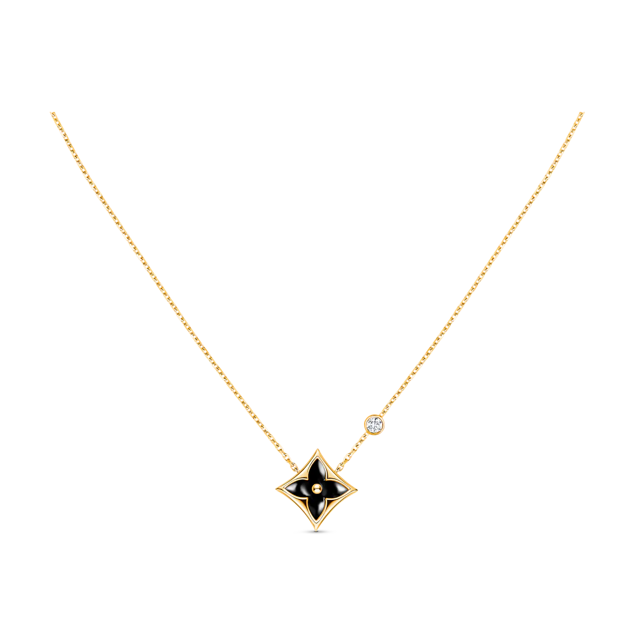 [BLUE TEARS]STAR BLACK MOP NECKLACE