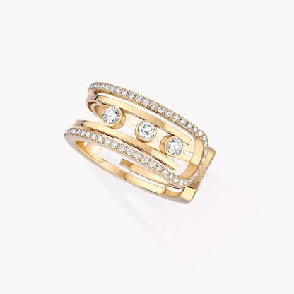 [Blue Tears Jewelry]Move 10th Diamond Ring in Gold