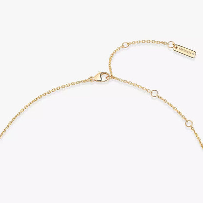 [Blue Tears Jewelry]Lucky Eye Diamond Necklace in Rose Gold and Turquoise