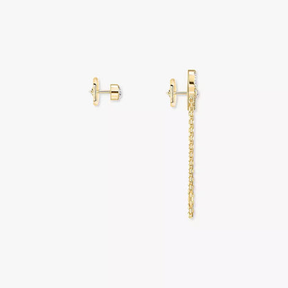 [Blue Tears Jewelry]Move Uno Diamond Earrings