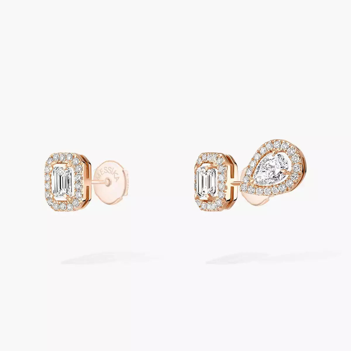 [Blue Tears Jewelry]Diamond Earrings 0,10ct My Twin 1+2