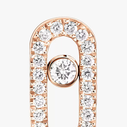 [Blue Tears Jewelry]Move Uno Diamond Earrings