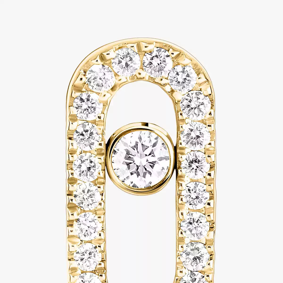 [Blue Tears Jewelry]Move Uno Diamond Earrings