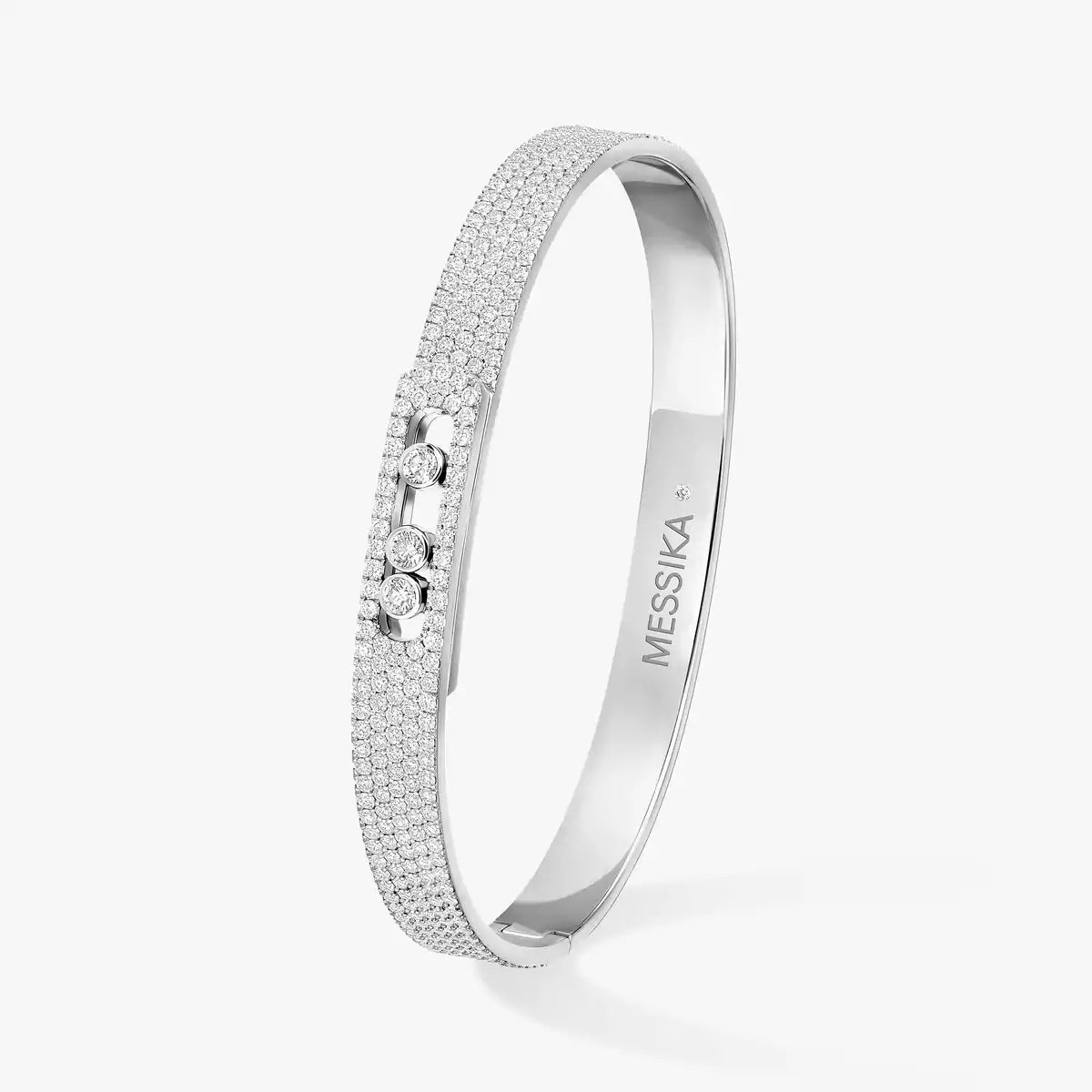 [Blue Tears Jewelry]Move Noa Full Pav¨¦ Diamond Bangle Bracelet