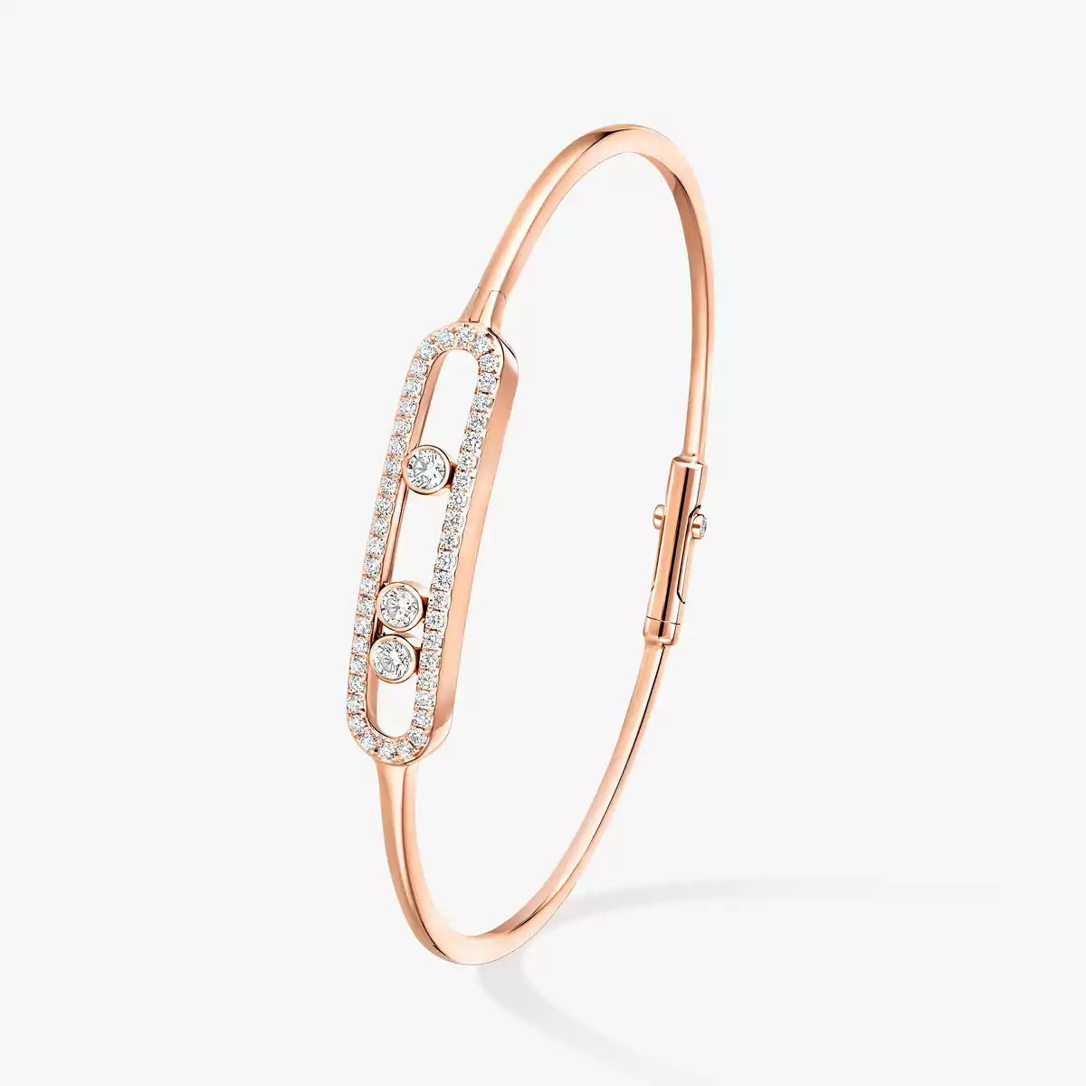 [Blue Tears Jewelry]Move Pav¨¦ Diamond Bangle Bracelet M