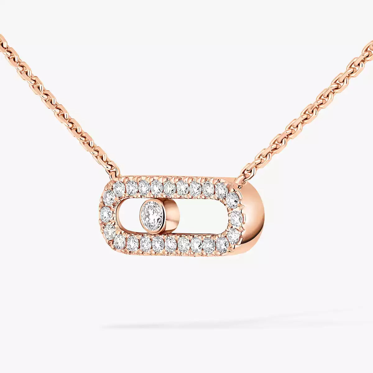 [Blue Tears Jewelry]Diamond Necklace Move Uno