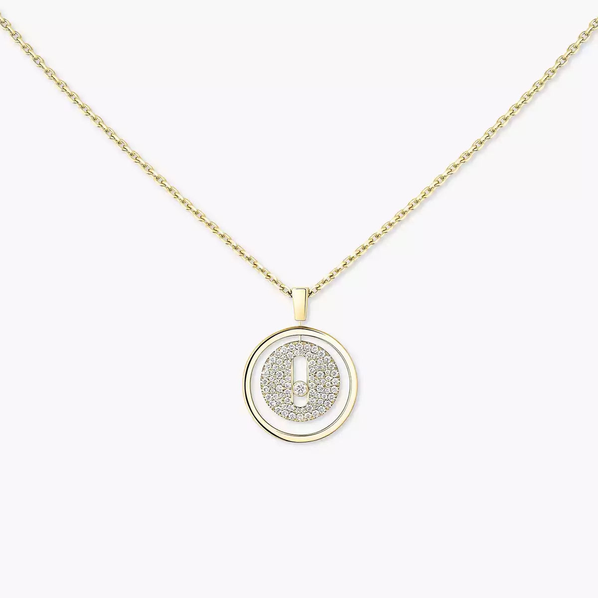 [Blue Tears Jewelry] Lucky Move Diamond Necklace