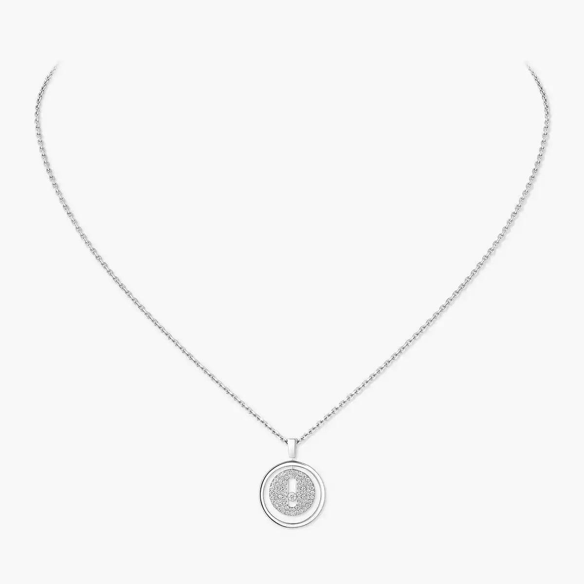 [Blue Tears Jewelry] Lucky Move Diamond Necklace