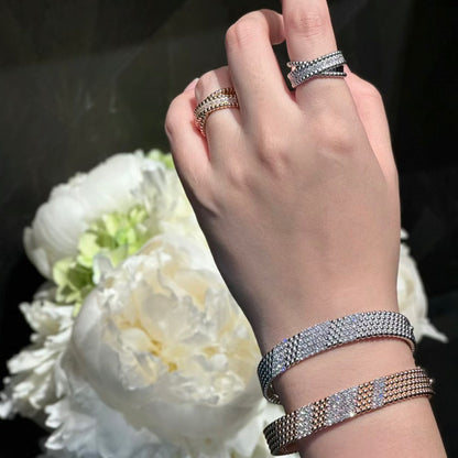 [Blue Tears Jewelry]  FIVE-ROW DIAMOND BRACELET