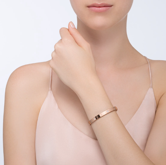 [BLUE TEARS]LOVE BRACELET 6.1MM 4 DIAMONDS