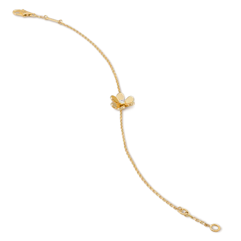 [BLAUE TRÄNEN]FRIVOLE GOLD BLUME ROSA MALACHIT ARMBAND
