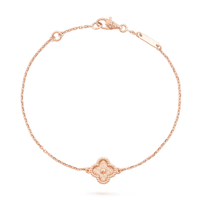 [BLUE TEARS]CLOVER SINGLE FLOWER BRACELET