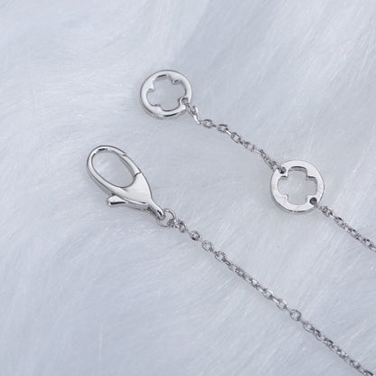 [BLUE TEARS]FIOREVER NECKLACE DIAMOND CENTER